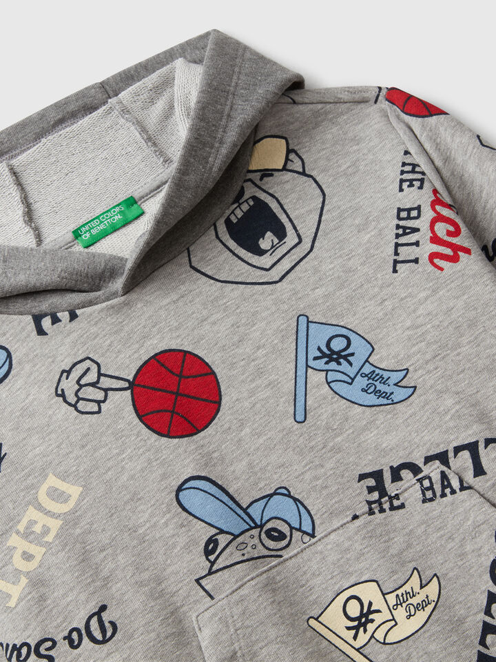 SWEATER W/HOOD Junior Boy image number 3